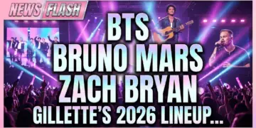 Bts, bruno mars, zach bryan: gillette's 2026 lineup is a statement