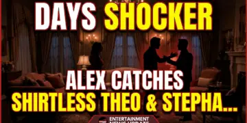 Days shocker: alex catches shirtless theo & stephanie! Holly's spiral deepens
