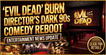 Evil dead burn director's dark 90s comedy reboot vision: a risky bet?
