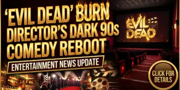 Evil dead burn director's dark 90s comedy reboot vision: a risky bet?