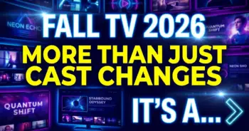 Fall tv 2026: more than just cast changes – it's a seismic industry shift