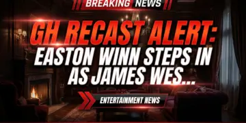 Gh recast alert: easton winn steps in as james west!