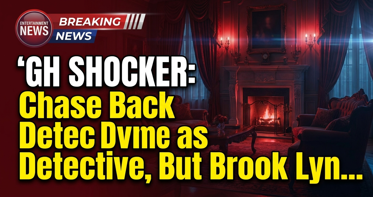 Gh shocker: chase back as detective, but brook lynn's lies loom! 1 Gh shocker: chase back as detective, but brook lynn's lies loom!
