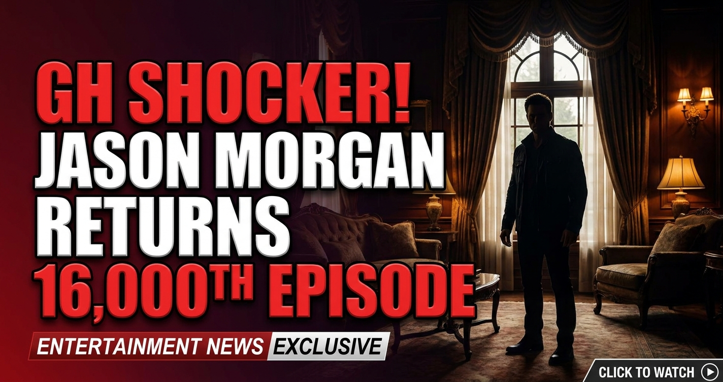 Gh shocker! Jason morgan returns for 16,000th episode! 1 Gh shocker! Jason morgan returns for 16,000th episode!