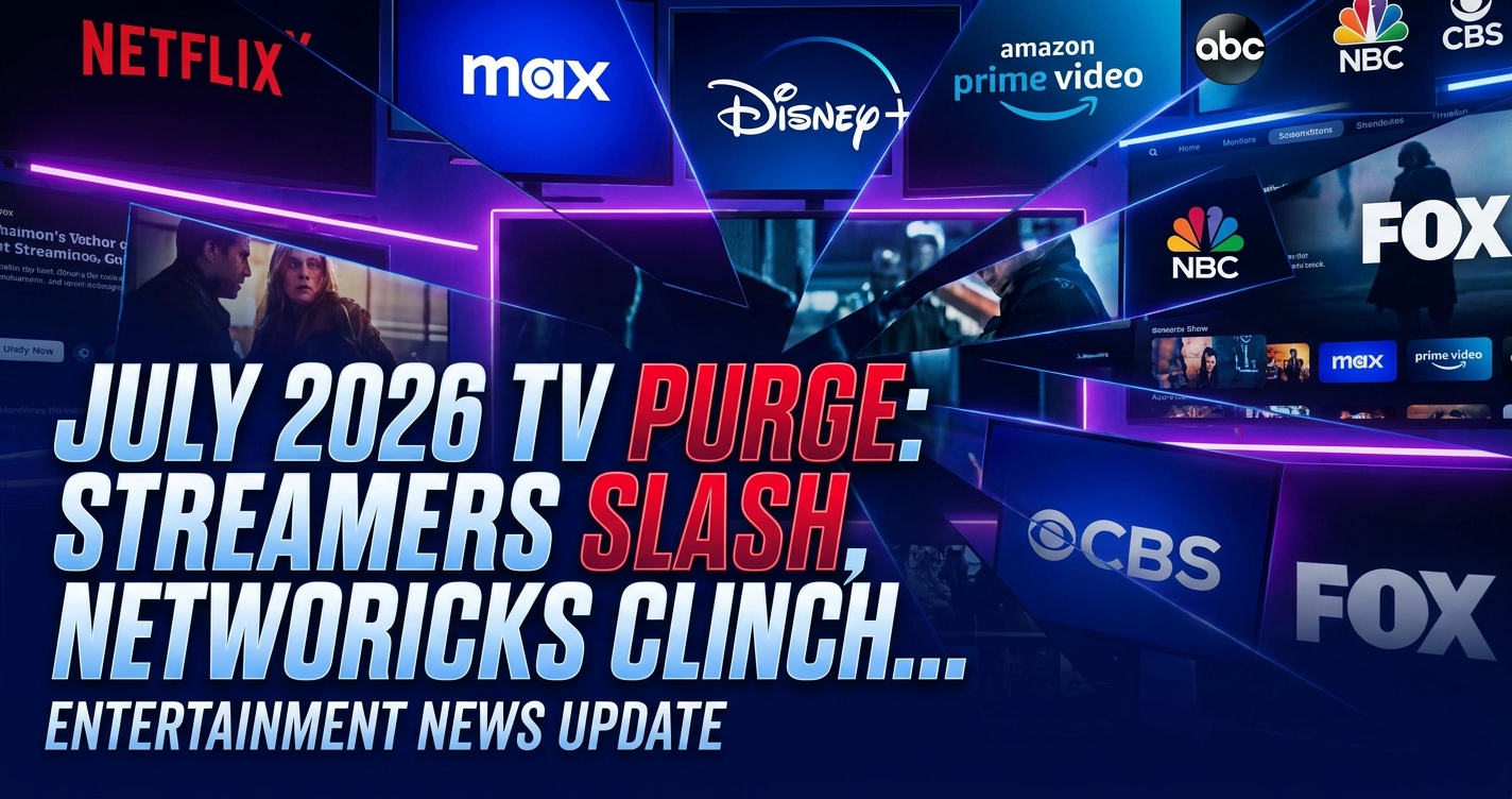 July 2026 tv purge: streamers slash, networks cling to familiar faces 1 July 2026 tv purge: streamers slash, networks cling to familiar faces
