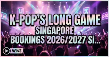 K-pop's long game: singapore bookings 2026/2027 signal new era