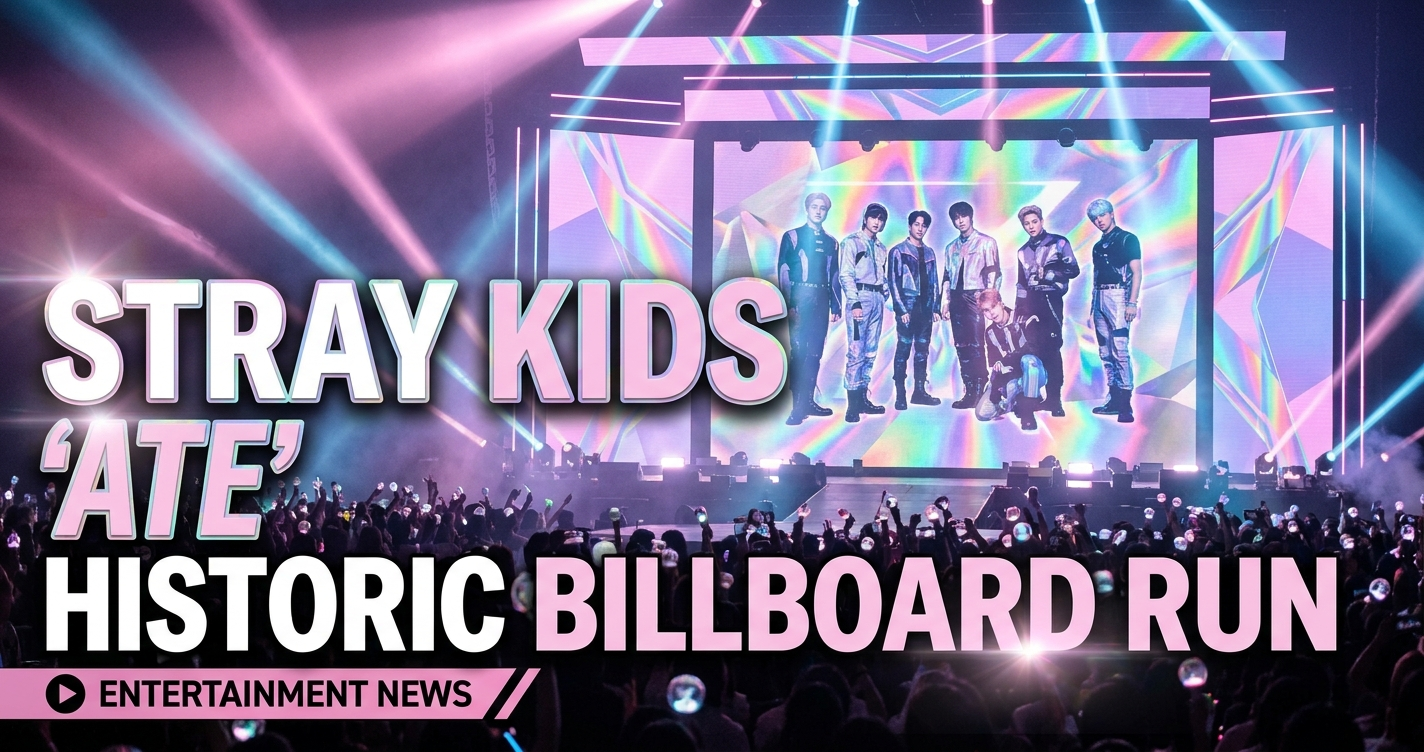 Stray kids' 'ate' achieves historic billboard run, redefining k-pop longevity 1 Stray kids' 'ate' achieves historic billboard run, redefining k-pop longevity