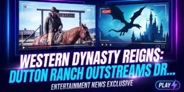 Western dynasty reigns: dutton ranch outstreams dragon fire on charts 3 Western dynasty reigns: dutton ranch outstreams dragon fire on charts