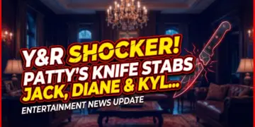 Y&r shocker! Patty's knife stabs jack, diane & kyle flee gc!