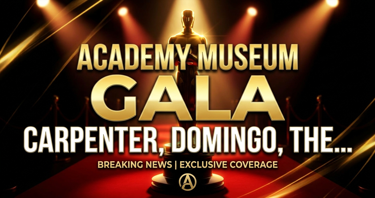Academy museum gala honors carpenter, domingo, theron: a cinematic triple crown 1 Academy museum gala honors carpenter, domingo, theron: a cinematic triple crown