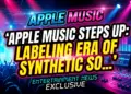 Apple music steps up: labeling era of synthetic sounds begins