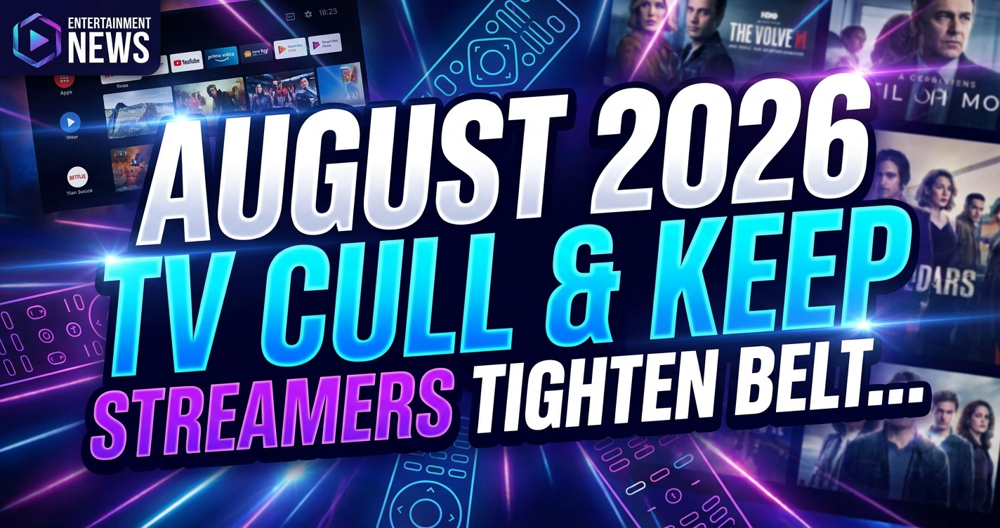 August 2026 tv cull & keep: streamers tighten belts, networks hold steady 1 August 2026 tv cull & keep: streamers tighten belts, networks hold steady