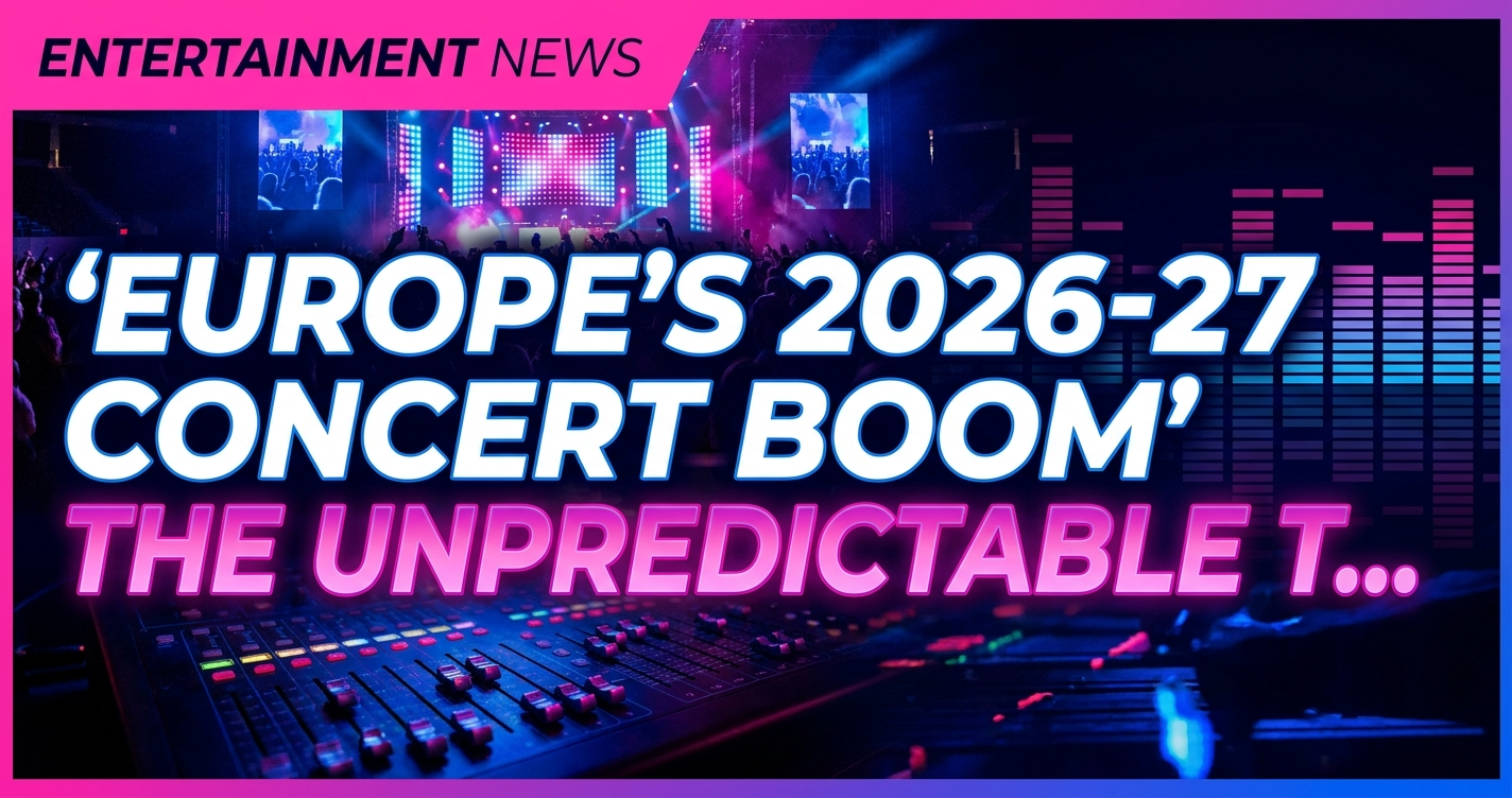 Europe's 2026-27 concert boom: the unpredictable touring gold rush 1 Europe's 2026-27 concert boom: the unpredictable touring gold rush