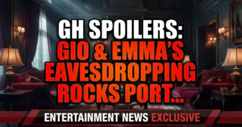 Gh spoilers: gio & emma's eavesdropping rocks port charles!