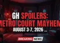 Gh spoilers: metro court mayhem! August 3-7, 2026 – port charles explodes!