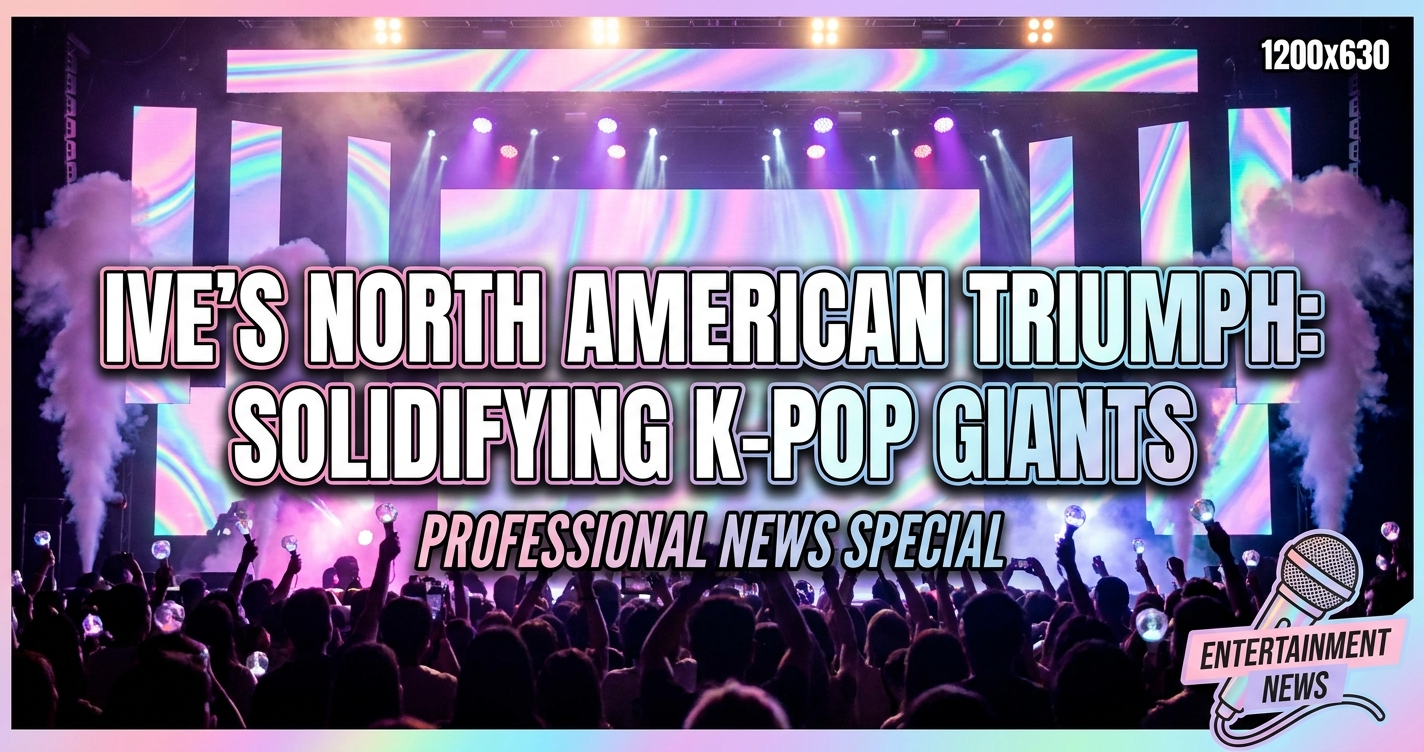 Ive's north american triumph: solidifying k-pop girl group dominance 1 Ive's north american triumph: solidifying k-pop girl group dominance