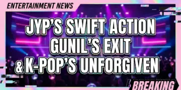 Jyp's swift action: gunil's exit & k-pop's unforgiving image standard