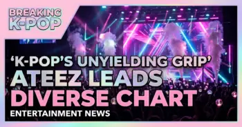 K-pop's unyielding grip: ateez leads diverse chart takeover