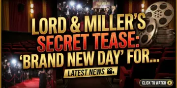Lord & miller's secret tease: 'brand new day' for non-mcu blockbuster?