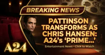 Pattinson transforms as chris hansen: a24's 'primetime' set for oscar buzz