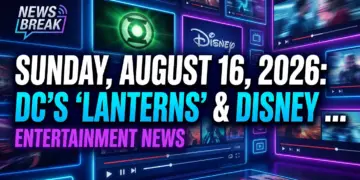 Sunday, august 16, 2026: dc's 'lanterns' & disney princesses battle for eyeballs