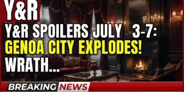 Y&r spoilers july 3-7: genoa city explodes! Wrath, romance & risks!