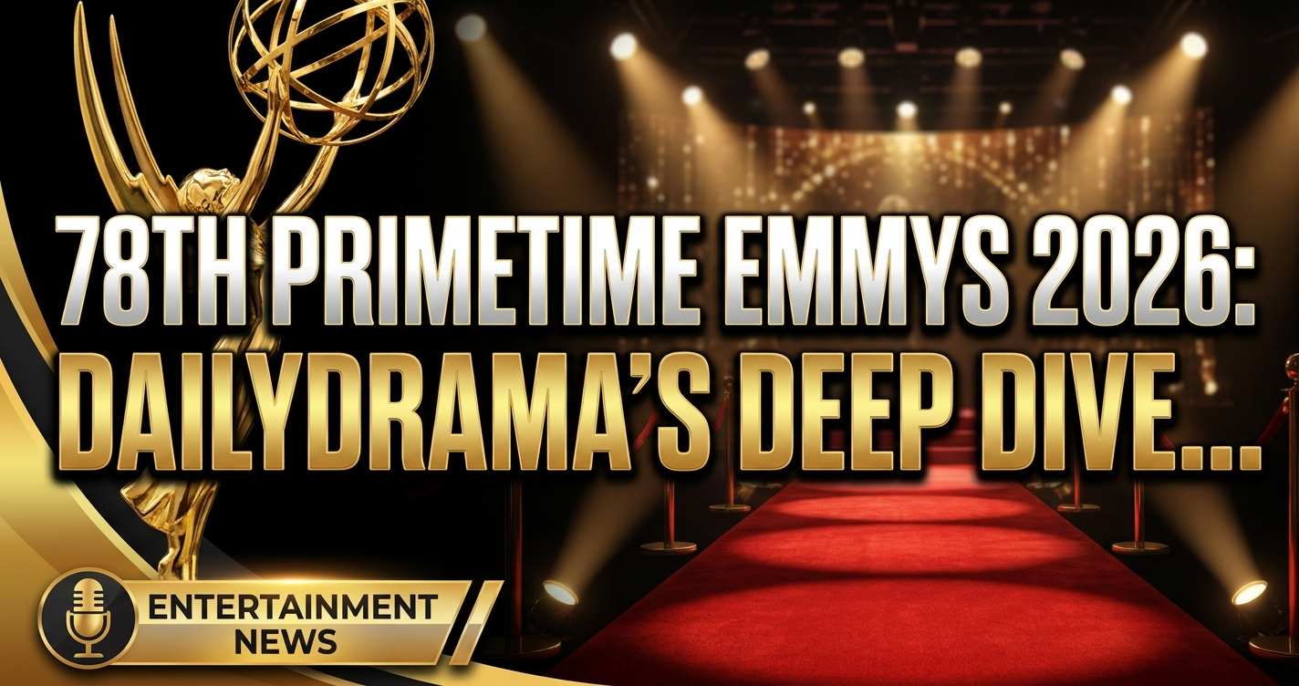 78th primetime emmys 2026: dailydrama's deep dive into the big winners 1 78th primetime emmys 2026: dailydrama's deep dive into the big winners