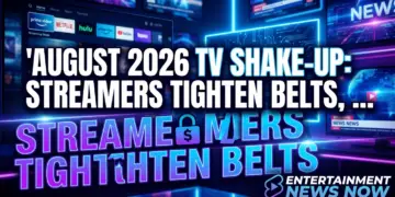 August 2026 tv shake-up: streamers tighten belts, networks adapt