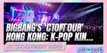 Bigbang's 'cosmos world tour' hong kong: k-pop kings return in 2026