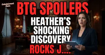 Btg spoilers: heather's shocking discovery rocks julian's anniversary!