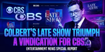 Colbert's late show triumph: a vindication for cbs's bold bet