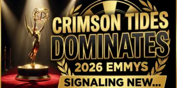 Crimson tides dominates 2026 emmys, signaling new era for prestige tv
