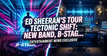 Ed sheeran's tour tectonic shift: new band, b-stage out – what it means for the mathematics tour