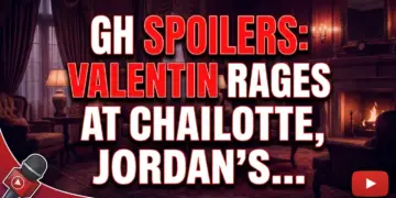 Gh spoilers: valentin rages at charlotte, jordan's shocking eyeful!