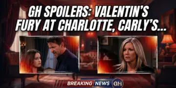 Gh spoilers: valentin's fury at charlotte, carly's cover-up!
