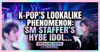 K-pop's lookalike phenomenon: sm staffer's hybe idol twin goes viral