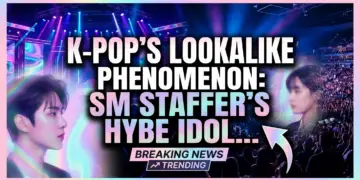K-pop's lookalike phenomenon: sm staffer's hybe idol twin goes viral