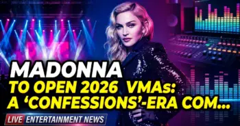 Madonna to open 2026 vmas: a 'confessions'-era comeback?