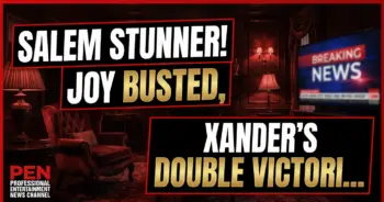 Salem stunner! Joy busted, xander's double victoria delight on days of our lives!
