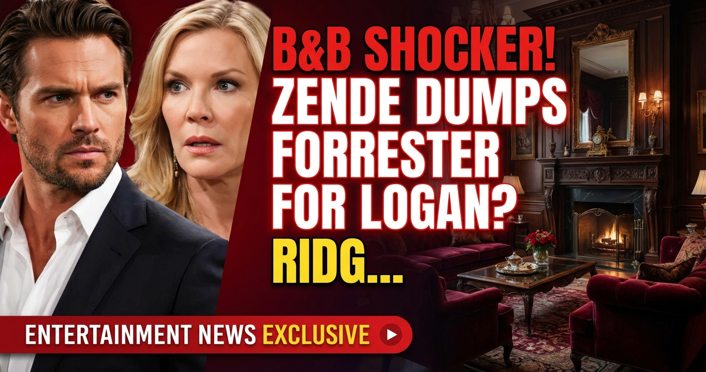 B&b shocker: zende dumps forrester for logan? Ridge & eric fail! 1 B&b shocker: zende dumps forrester for logan? Ridge & eric fail!