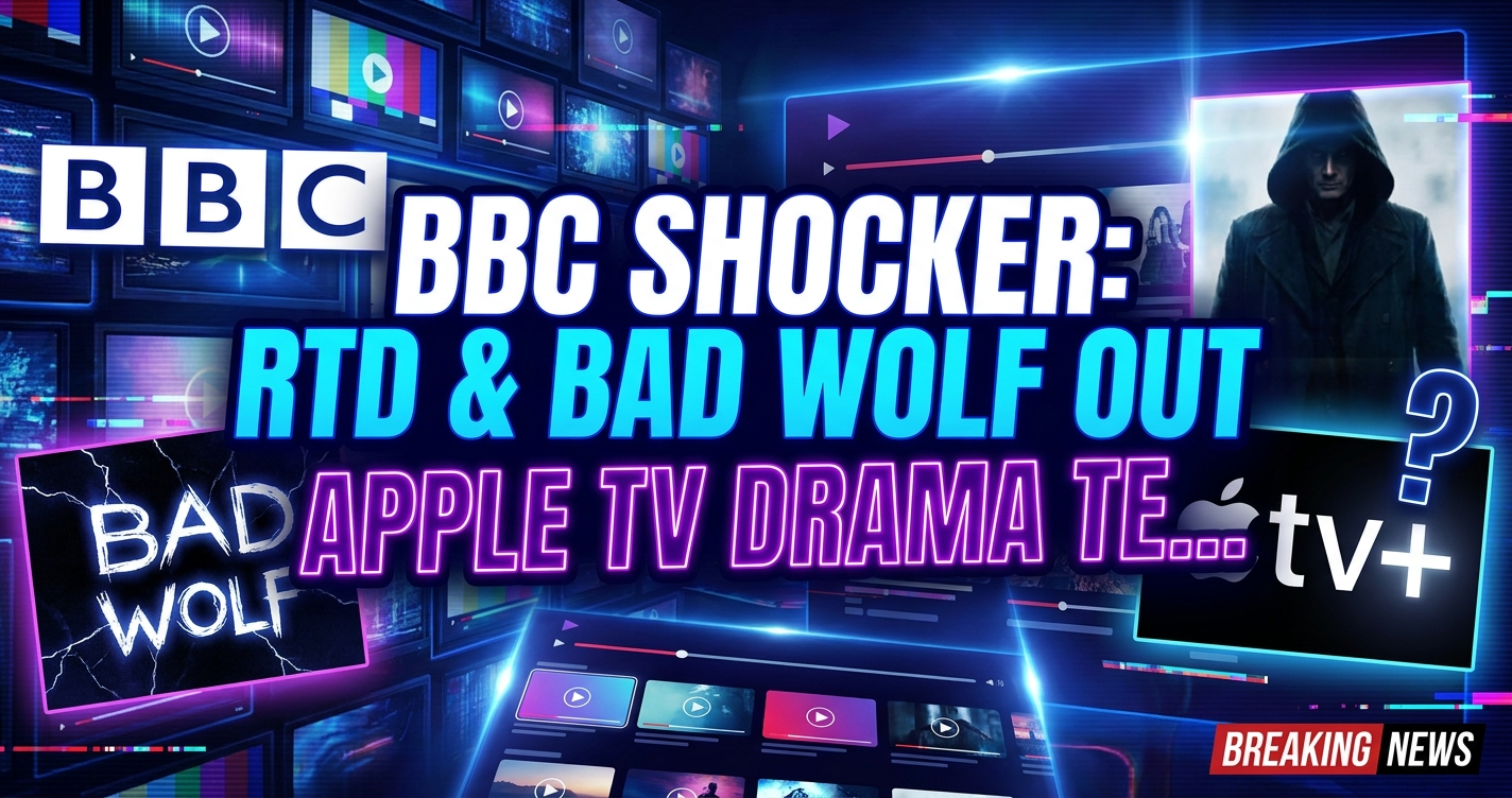 Bbc shocker: rtd & bad wolf out, apple tv drama tendered 1 Bbc shocker: rtd & bad wolf out, apple tv drama tendered