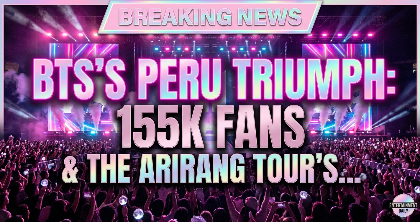 Bts's peru triumph: 155k fans & the arirang tour's global roar 1 Bts's peru triumph: 155k fans & the arirang tour's global roar