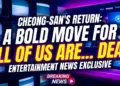 Cheong-san's return: a bold move for all of us are dead s2?