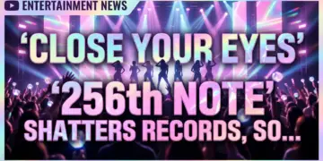Close your eyes' '256th note' shatters records, solidifying k-pop stardom