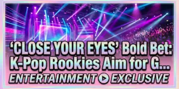 Close your eyes' bold bet: k-pop rookies aim for global domination