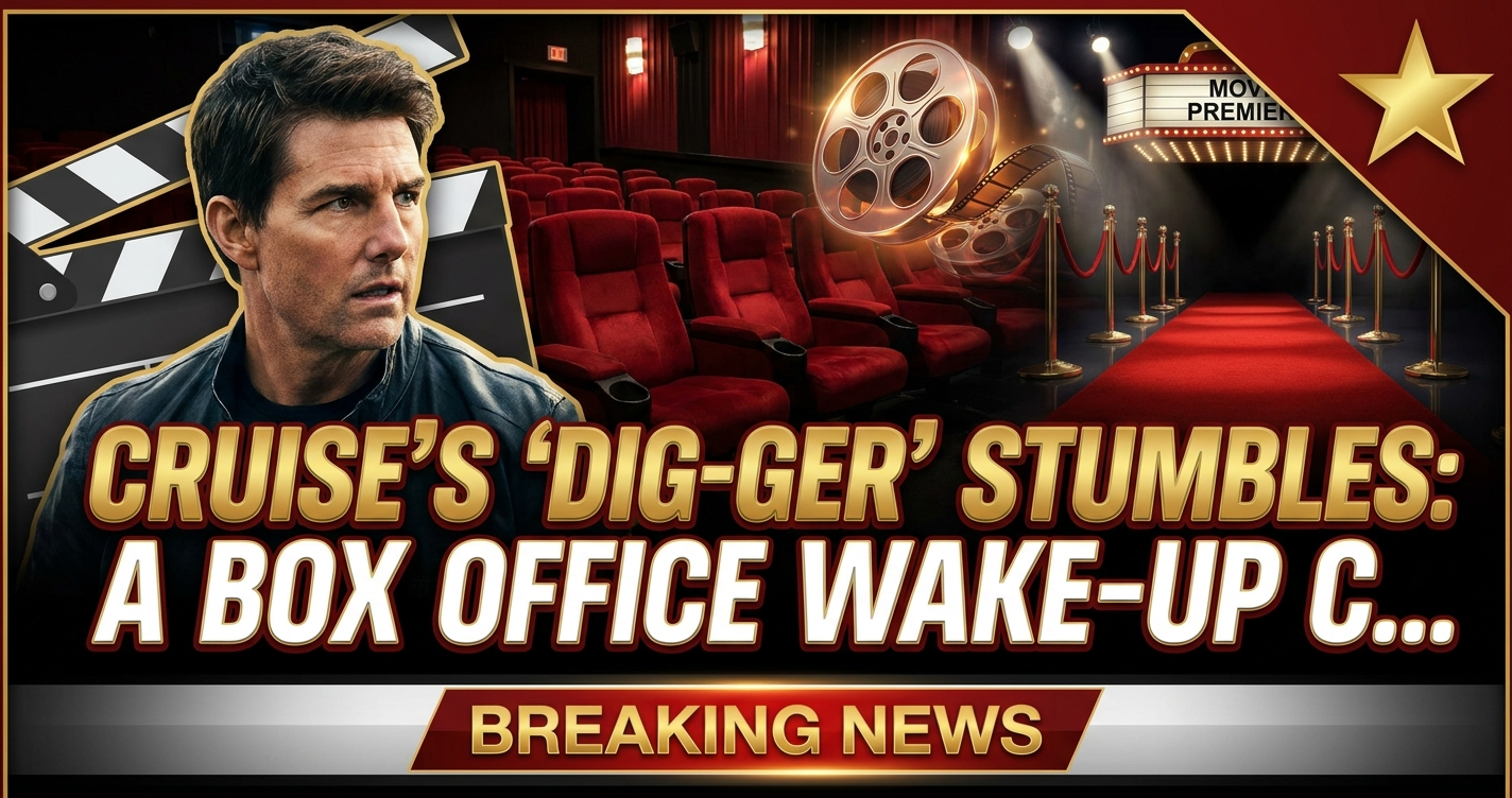 Cruise's 'digger' stumbles: a box office wake-up call? 1 Cruise's 'digger' stumbles: a box office wake-up call?