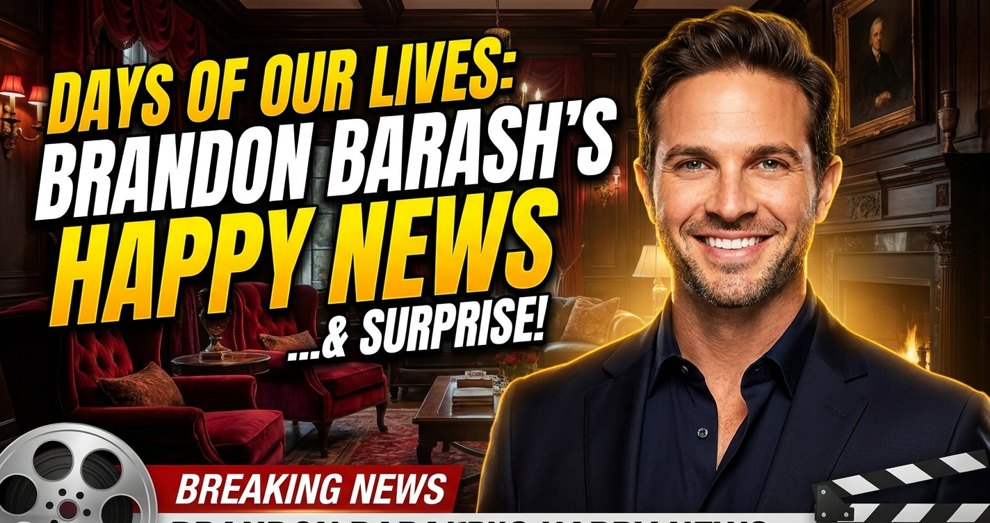 Days of our lives: brandon barash's happy news & stefan's fate! 1 Days of our lives: brandon barash's happy news & stefan's fate!