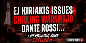 Ej kiriakis issues chilling warning to dante rossi on beyond the gates!