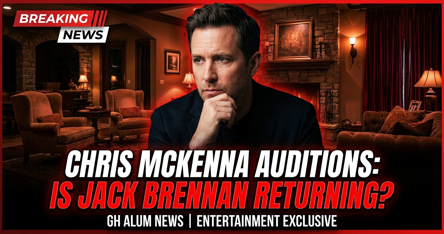 Gh alum chris mckenna auditions: is jack brennan truly gone? 1 Gh alum chris mckenna auditions: is jack brennan truly gone?