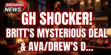 Gh shocker! Britt's mysterious deal & ava/drew's dangerous alliance unveiled!